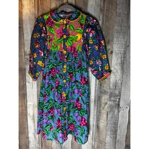 Vintage Wee Clancy Floral Dress Size 12